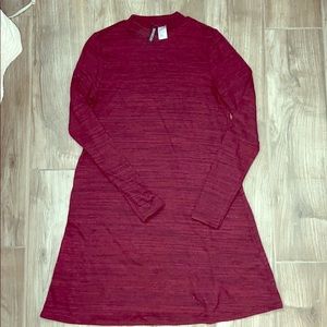 Burgundy dress